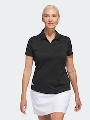 Negro - Polo de manga corta liso de mujer de adidas Golf - Imagen 1 de 6