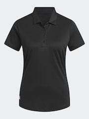 Negro - Polo de manga corta liso de mujer de adidas Golf - Imagen 6 de 6
