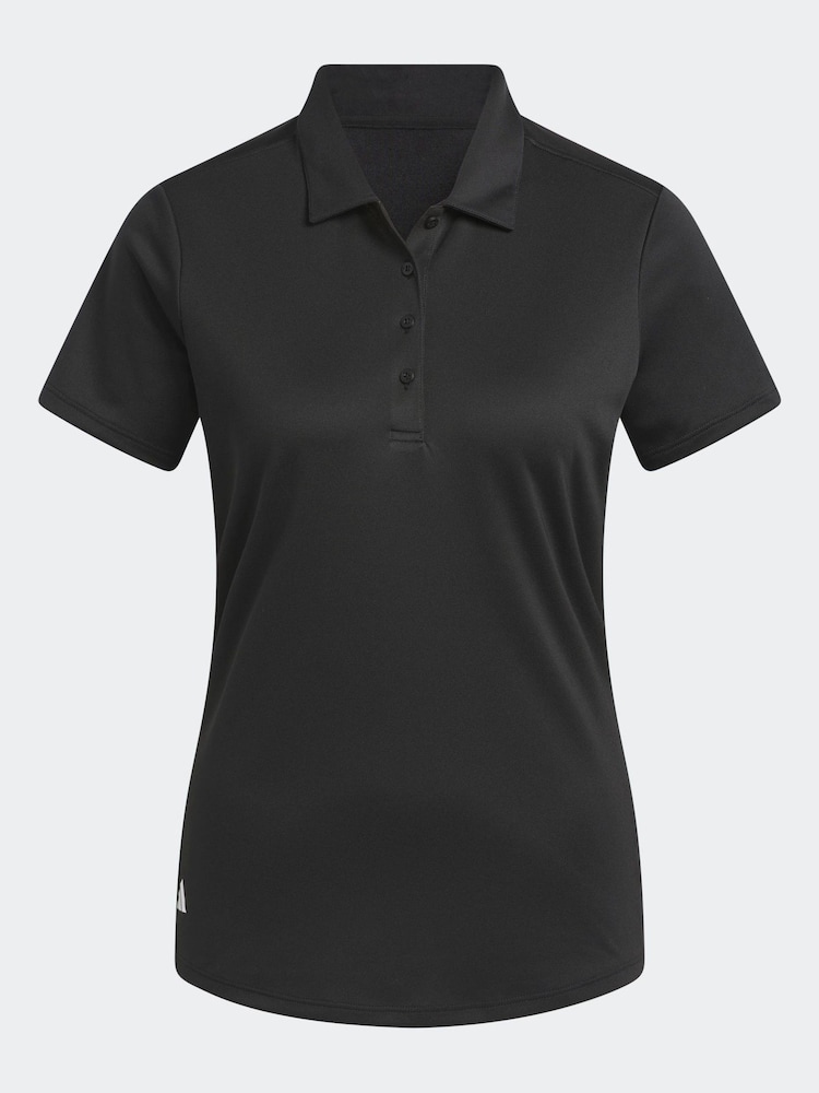 adidas Golf Womens Solid Short Sleeve Polo Shirt - Image 5 of 5 adidas Golf Womens Solid Short Sleeve Polo Shirt - Image 5 of 5