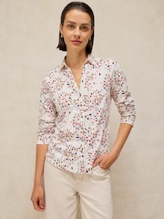 White Stuff White Annie Jersey Shirt - Image 1 of 5