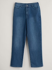 Seasalt Cornwall Blue Trenow Cove Straight Leg Jeans - Image 4 of 5