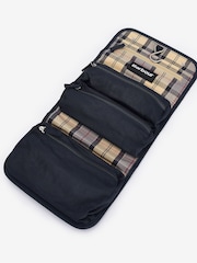 Barbour® Navy Cascade Hanging 100% Cotton Washbag - Image 3 of 6
