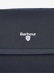 Barbour® Navy Cascade Hanging 100% Cotton Washbag - Image 6 of 6