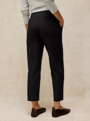 White Stuff Black Illy Crop Straight Trousers - Image 2 of 5