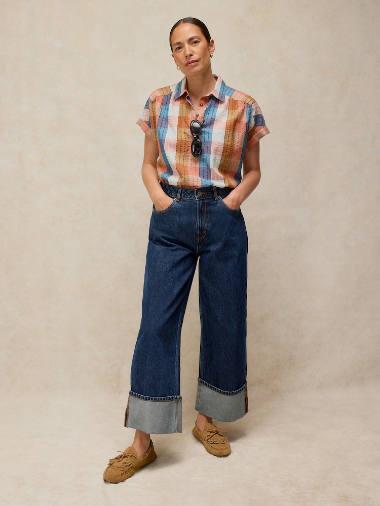 White Stuff Pink Orla Pop Over Shirt - Image 1 of 5 White Stuff Pink Orla Pop Over Shirt - Image 1 of 5