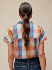 White Stuff Pink Orla Pop Over Shirt - Image 2 of 5