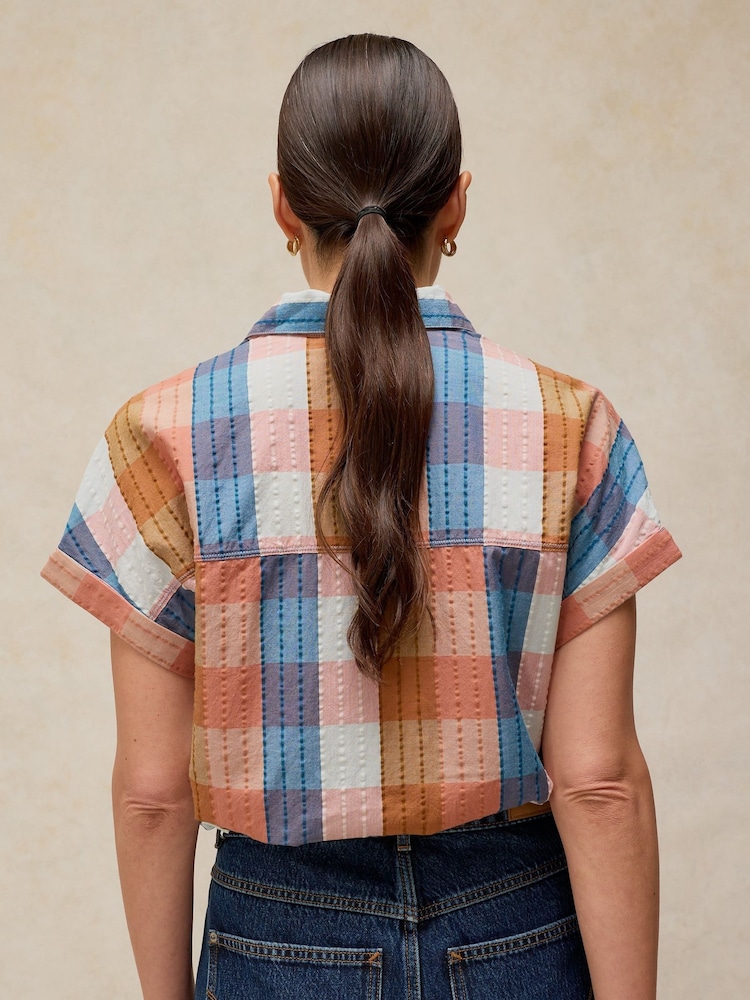 White Stuff Pink Orla Pop Over Shirt - Image 2 of 5 White Stuff Pink Orla Pop Over Shirt - Image 2 of 5