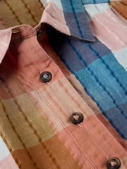 White Stuff Pink Orla Pop Over Shirt - Image 5 of 5