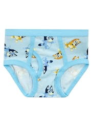 Character Blue 100% Cotton Underwear 5 Pack - Image 3 of 4