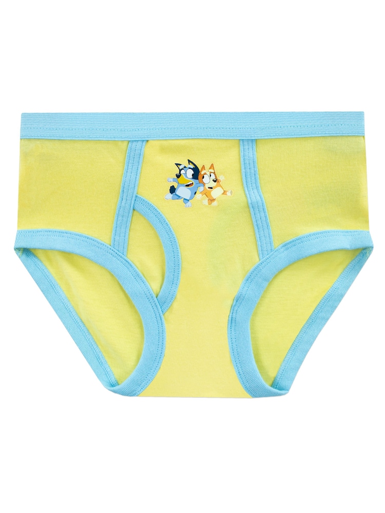 Character Blue 100% Cotton Underwear 5 Pack - Image 4 of 4