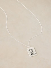 White Stuff Silver Tone Pet Pal Dog Necklace - Image 2 of 2