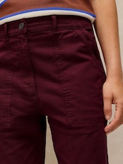 White Stuff Purple Twister Chino Trousers - Image 4 of 6