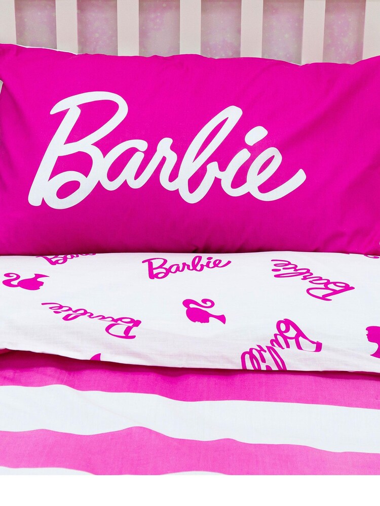Character Pink Barbie Single Duvet Set - Image 2 of 2