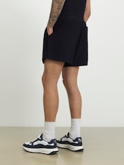Laivastonsininen - River Island Teksturoitu Pull On -shortsit - Kuva 3 / 4