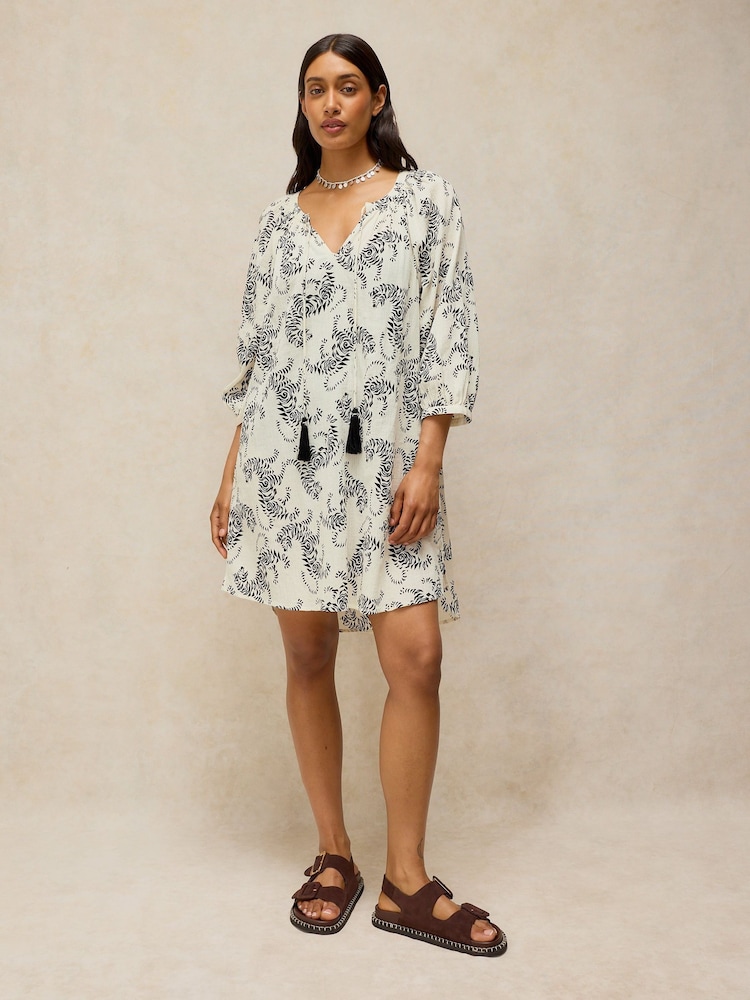 White Stuff White Lottie Beach Cover-Up - Image 1 of 6 White Stuff White Lottie Beach Cover-Up - Image 1 of 6