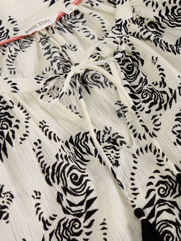 White Stuff White Lottie Beach Cover-Up - Image 6 of 6 White Stuff White Lottie Beach Cover-Up - Image 6 of 6