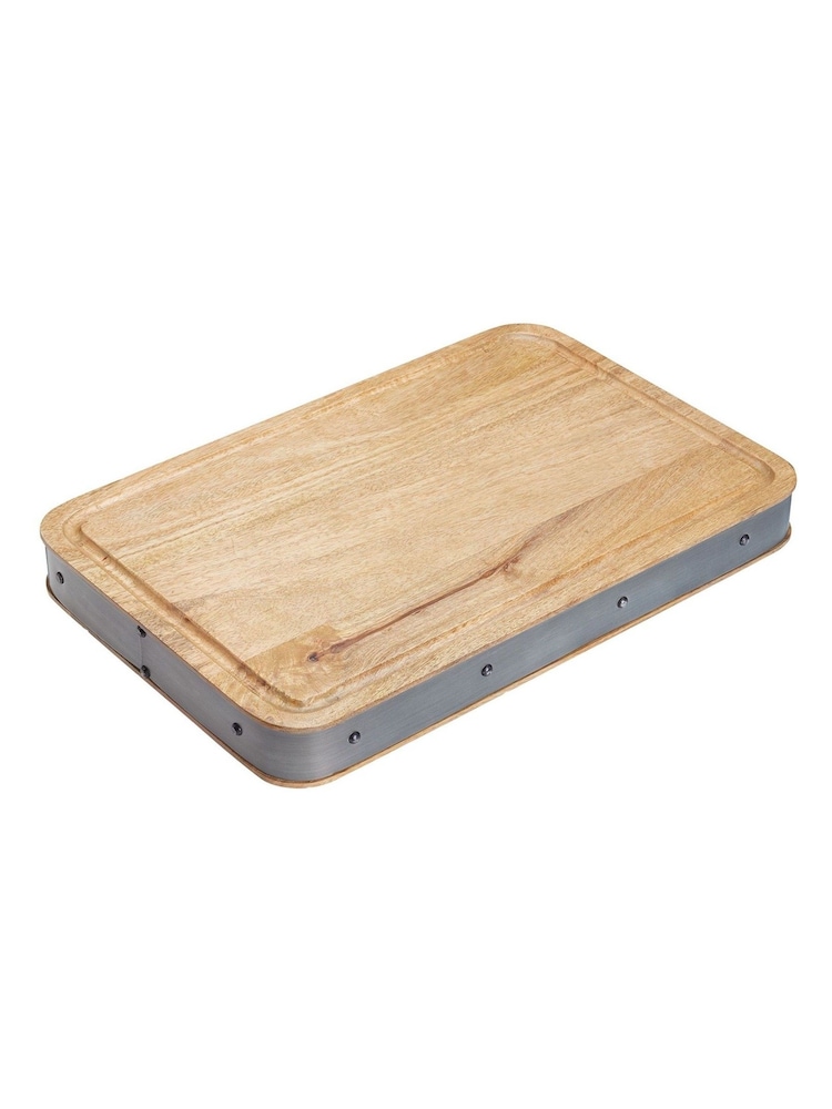 Industrial Kitchen Brown Rectangle Butchers Block - Image 2 of 2 Industrial Kitchen Brown Rectangle Butchers Block - Image 2 of 2