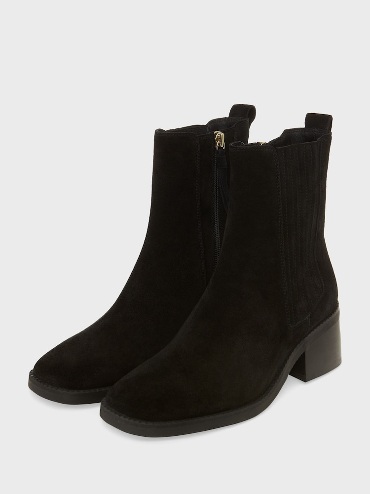 Hobbs Fran Black Ankle Boots - Image 2 of 4