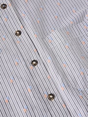 White Stuff Blue Libby Cotton Shirt - Image 5 of 5