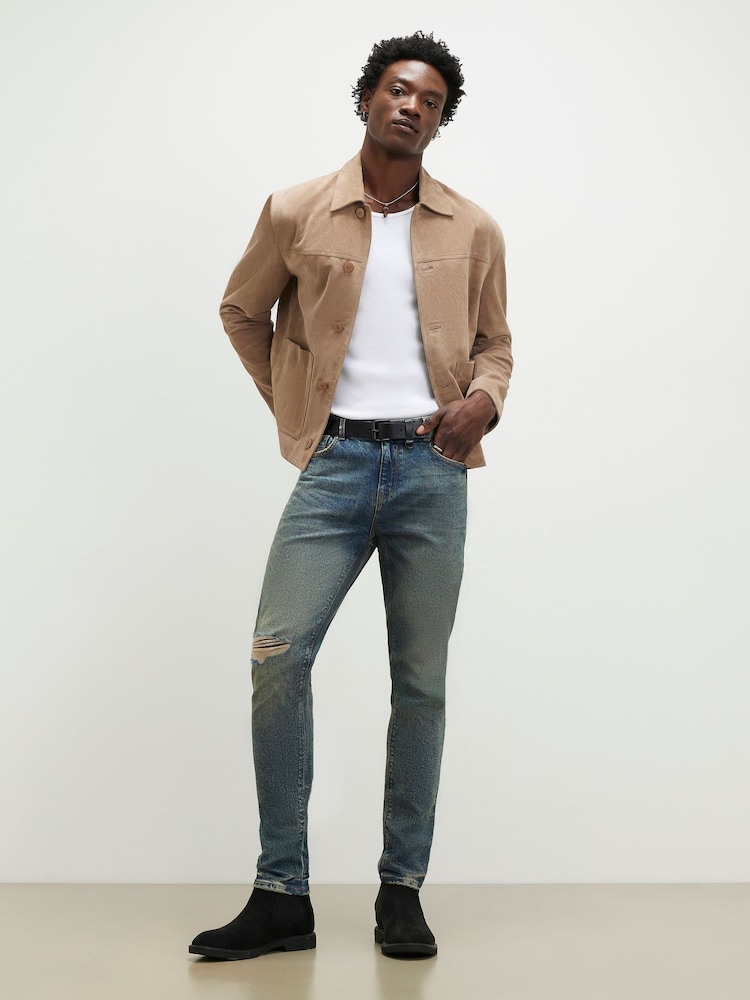 Jean River Island skinny déchiré - Image 1 de 4