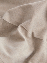 Neutral Relaxed Tapered Relaxed Fit Brushed Flannel Trousers - Image 9 of 9