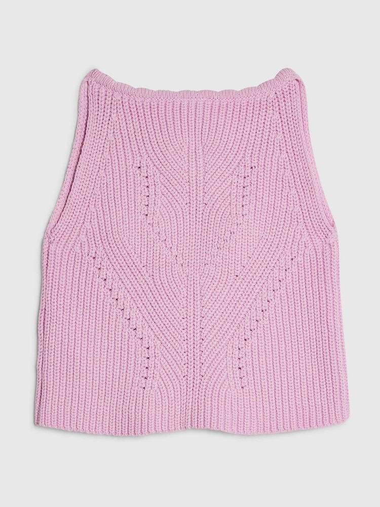 River Island Purple Diamonte Crochet Top - Image 2 of 4 River Island Purple Diamonte Crochet Top - Image 2 of 4
