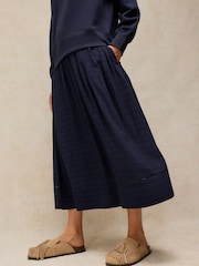 White Stuff Blue Carter Mix Sweat Dress - Image 3 of 5
