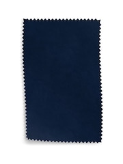 Navy Blue Plush Velvet Easy Clean Upholstery Swatch - Image 1 of 1