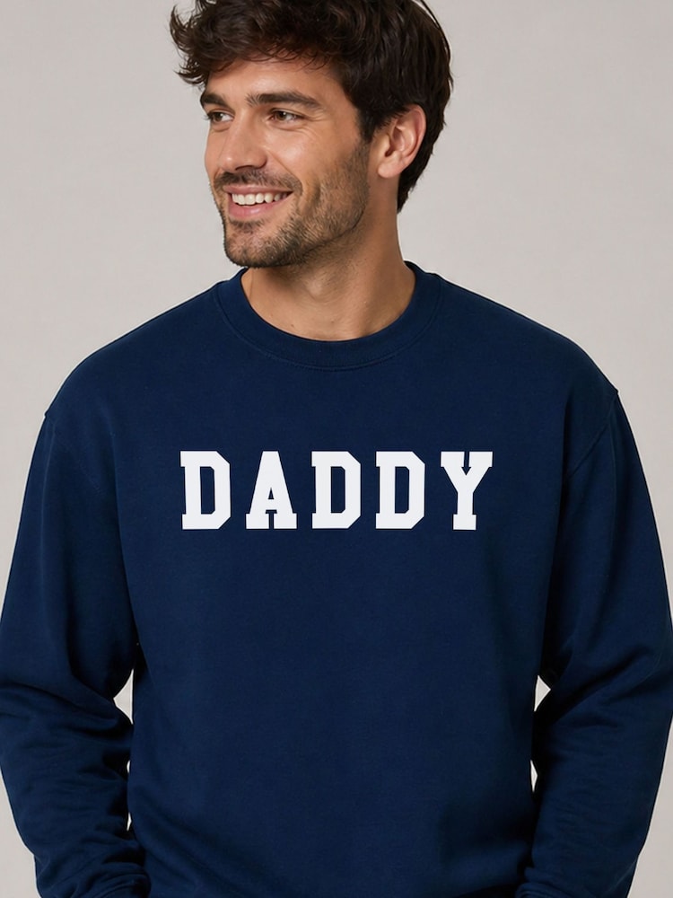 Personalised Daddy, Dad, Grampa, Grampy, Stepdad or Grandfather Sweatshirt by Loveabode - Image 2 of 4 Personalised Daddy, Dad, Grampa, Grampy, Stepdad or Grandfather Sweatshirt by Loveabode - Image 2 of 4