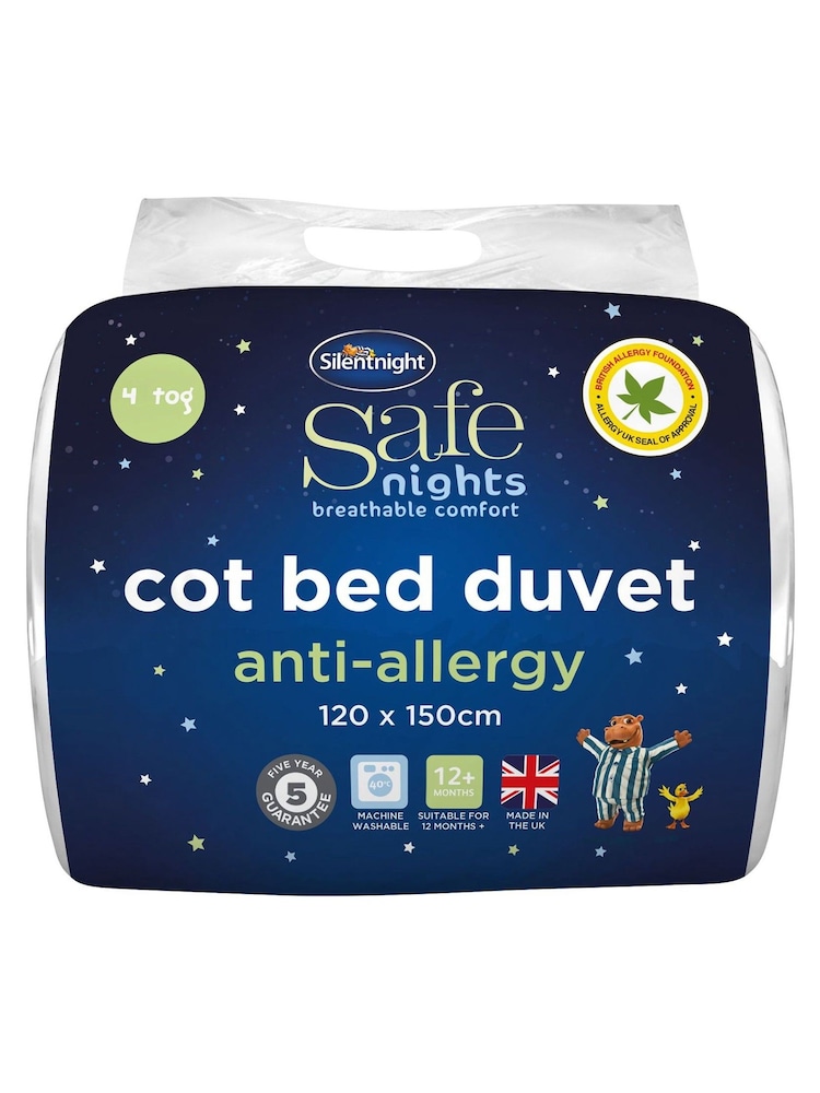Silentnight Anti Allergy 4 Tog Toddler/Cot Bed Washable Duvet - Image 4 of 4