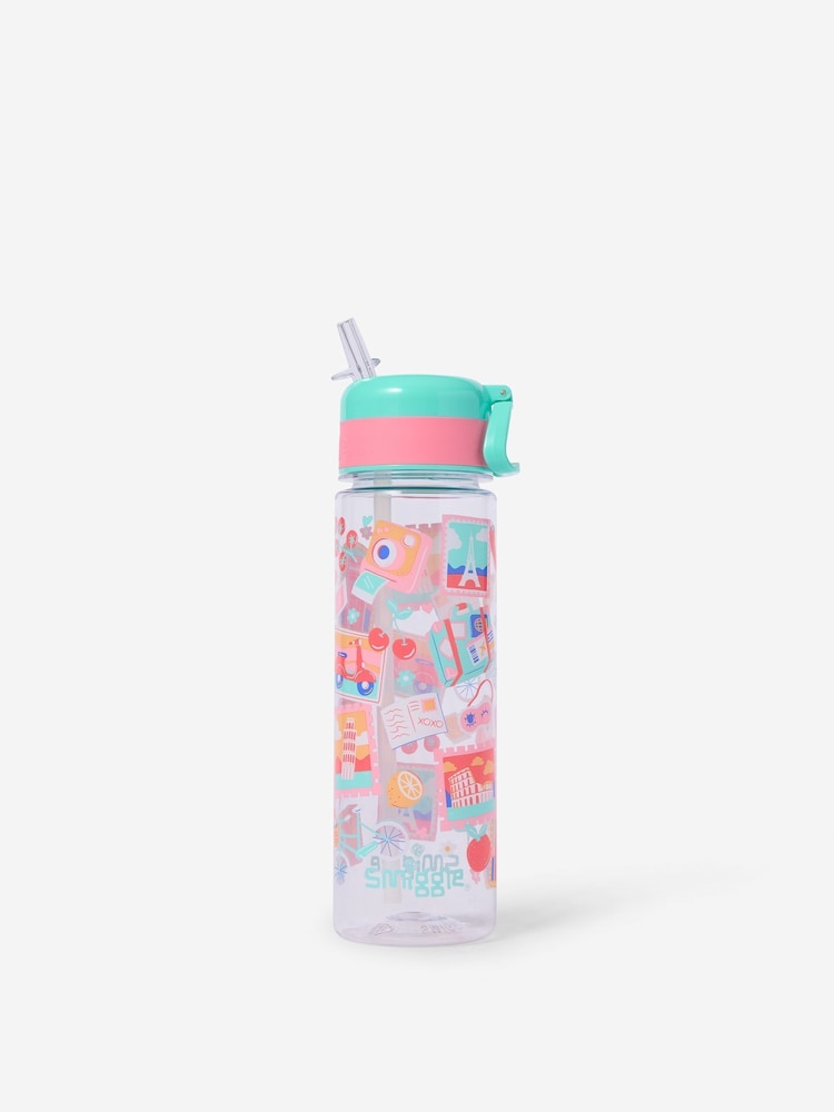 Smiggle Cream Discover Plastic Drink Bottle 650ml - Image 2 of 2