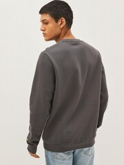 Lyle & Scott Grey Embroidered Sweatshirt - Image 2 of 4