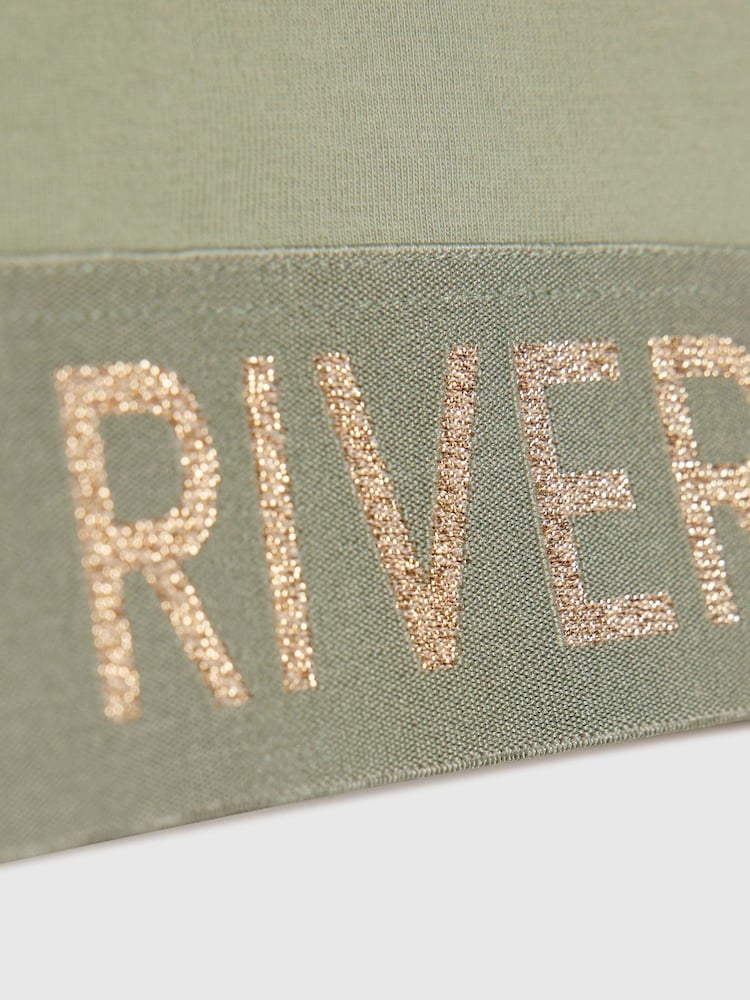 Conjunto de camiseta sin mangas con cintura elástica y pantalones cortos deportivos de River Island - Imagen 4 de 4 Conjunto de camiseta sin mangas con cintura elástica y pantalones cortos deportivos de River Island - Imagen 4 de 4