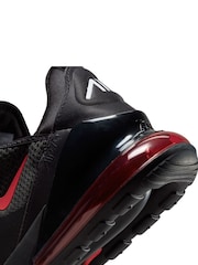 Nike Black/Red Air Max 270 Trainers - Image 10 of 10