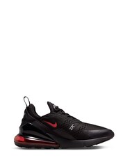 Nike Black/Red Air Max 270 Trainers - Image 3 of 10