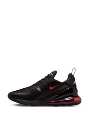 Nike Black/Red Air Max 270 Trainers - Image 4 of 10