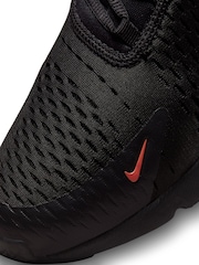 Nike Black/Red Air Max 270 Trainers - Image 9 of 10