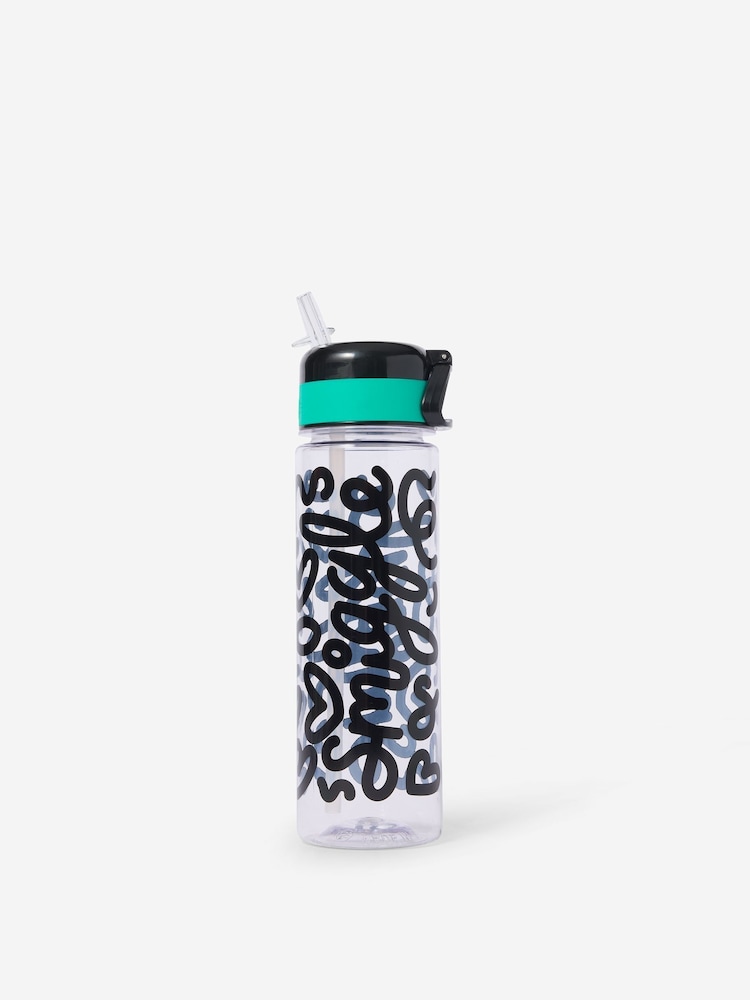 Smiggle Black Plastic Drink Bottle 650ml - Image 2 of 2 Smiggle Black Plastic Drink Bottle 650ml - Image 2 of 2