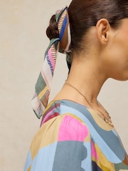 وشاح مربع مطبوع Emily من White Stuff - Image 1 of 4