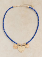 White Stuff Blue Cate Cord Necklace - Image 1 of 2