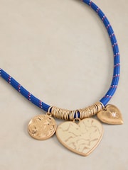 White Stuff Blue Cate Cord Necklace - Image 2 of 2