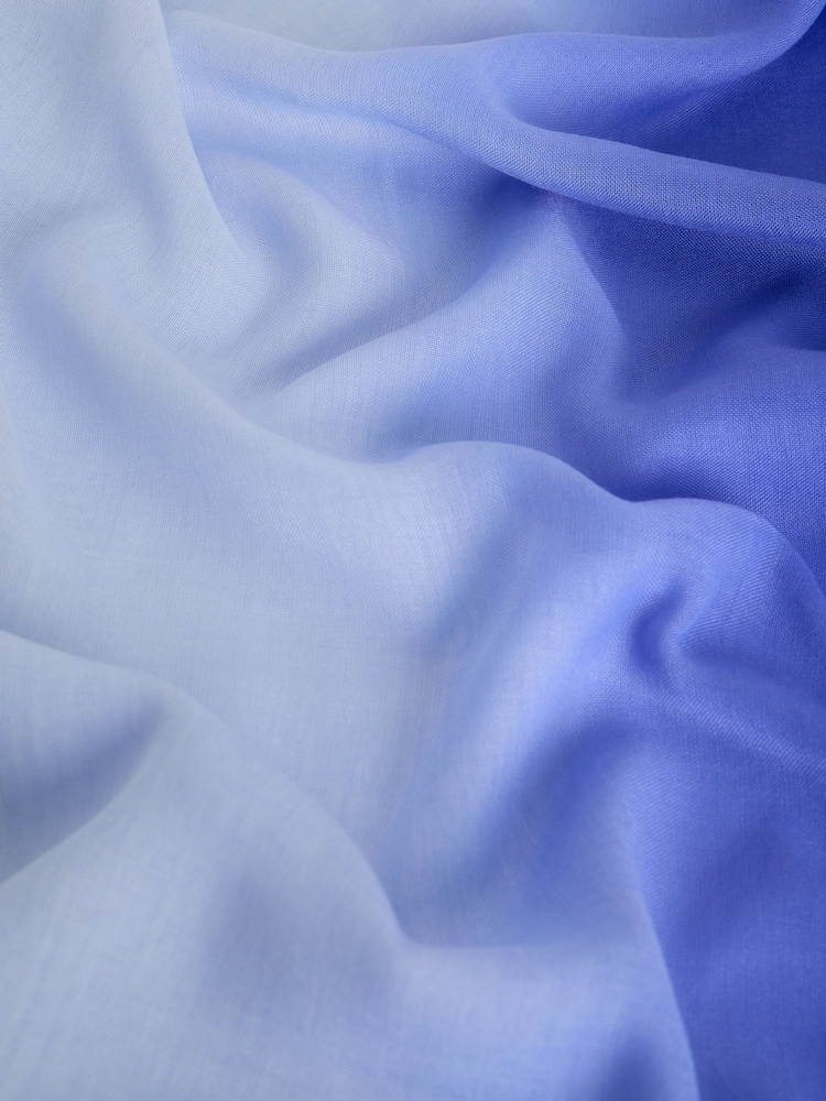 White Stuff Blue Penny Plain Oversized Scarf - Image 3 of 3 White Stuff Blue Penny Plain Oversized Scarf - Image 3 of 3