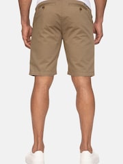 Threadbare Stone Regular Fit 100% Cotton Chino Shorts - Image 2 of 4