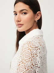 White Crochet Shirt - Image 5 of 8