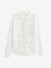 White Crochet Shirt - Image 7 of 8