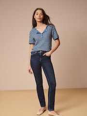 Authentic Dark Blue Slim Supersoft Jeans - Image 1 of 7