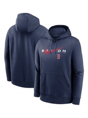 Nike Blue Boston Red Sox Swoosh Pullover Fleece Hoodie - Image 1 of 3