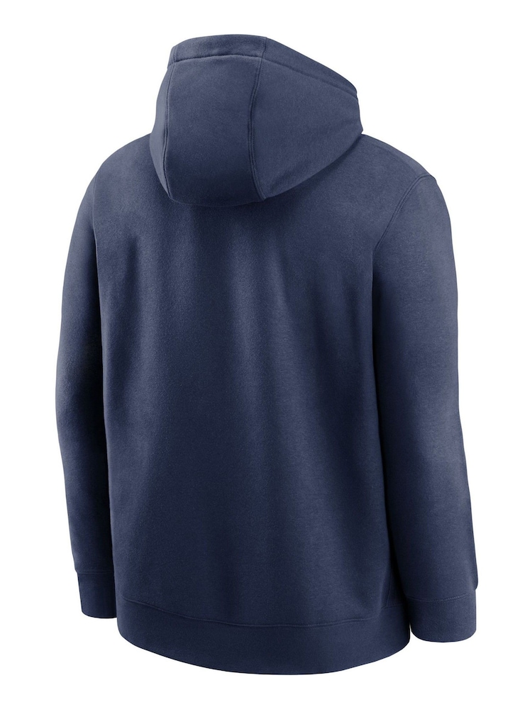 Nike Blue Boston Red Sox Swoosh Pullover Fleece Hoodie - Image 3 of 3