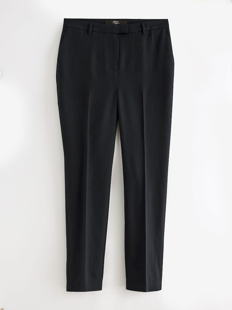 Marineblauw - Slim-fit stretchbroek in maatsnit - Image 5 of 6