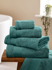 Green Juniper Egyptian Cotton Towel - Image 1 of 4